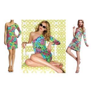 Lilly Pulitzer Whitaker Skip On It Silk Jersey L